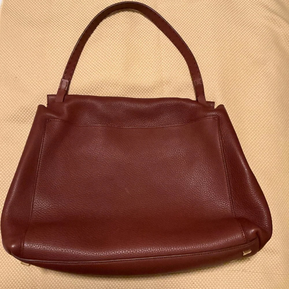 The Row Sidekick Two Fine Grain Brown Shoulder Bag - Picture 3 of 16